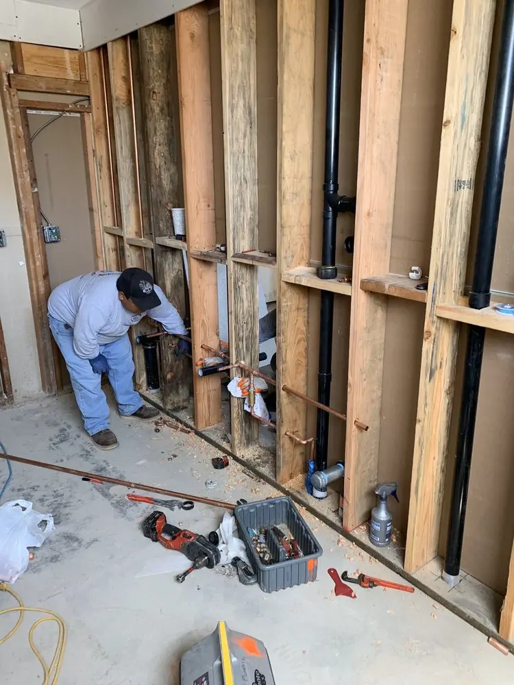 Commercial rough-in plumbing for Gas Line Repair in New Scotland